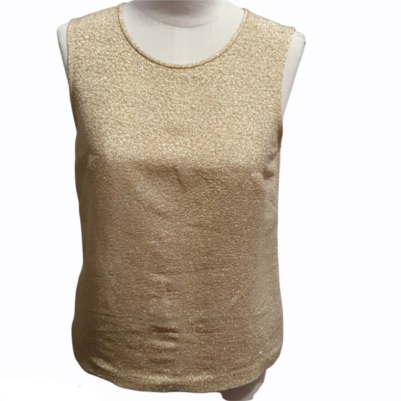 Country Road Tops - Country Road Gold shimmery Top Size XXS